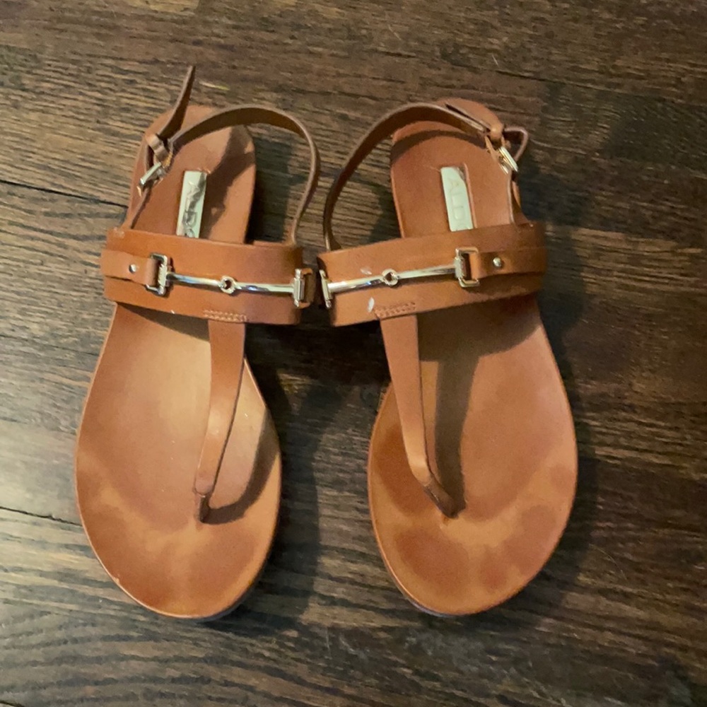 Tan sandals